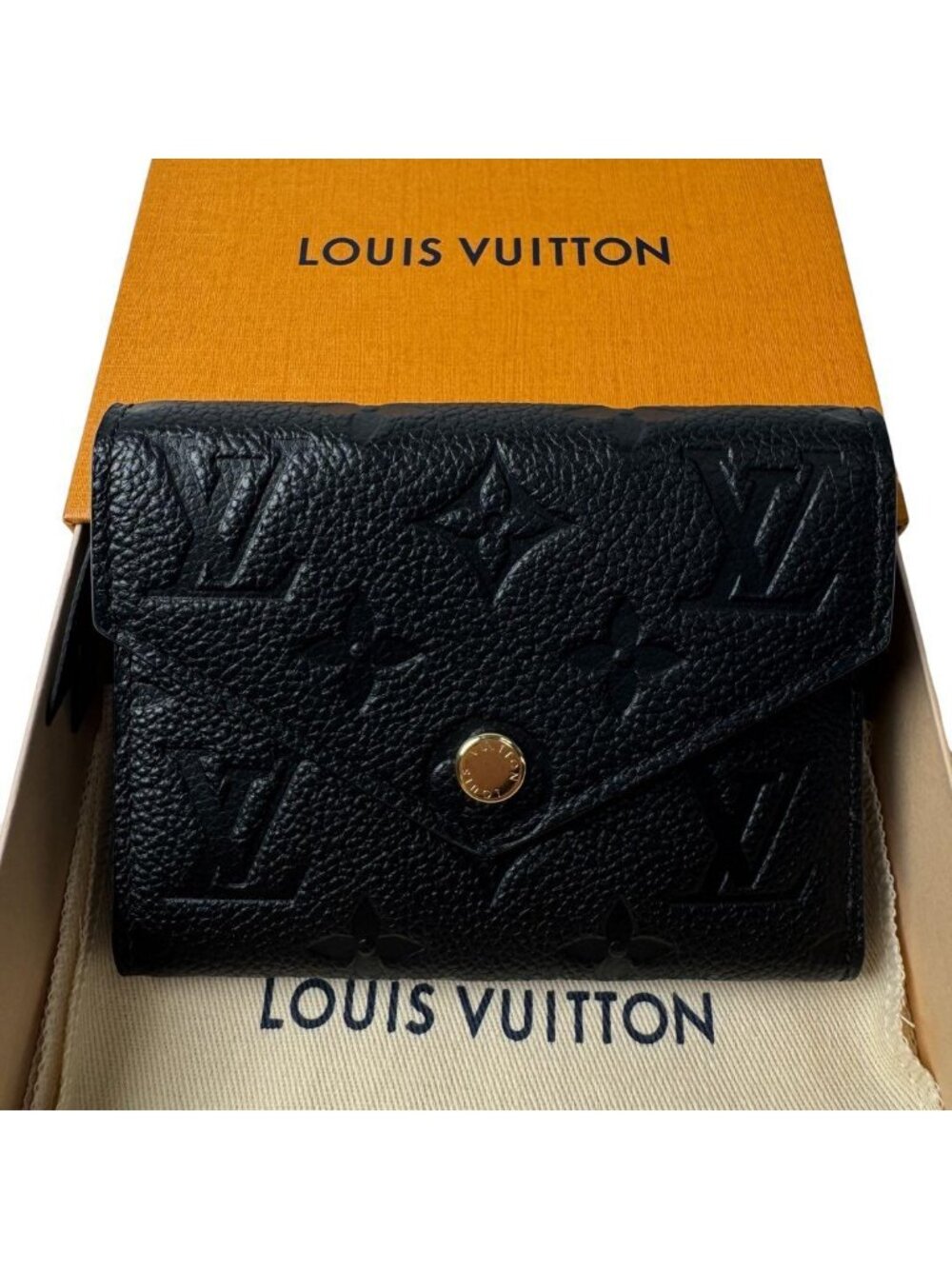 Louis Vuitton Portefeuille Victorine Monogram Empreinte Wallet